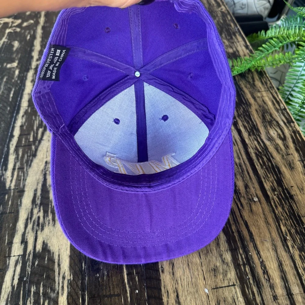 💫 Custom – Purple & Yellow “MVP” Hat 💜💛